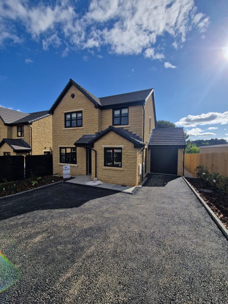 Exterior of a stone-built detached house