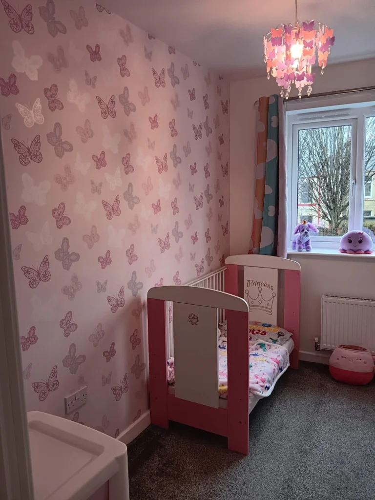Pink bedroom